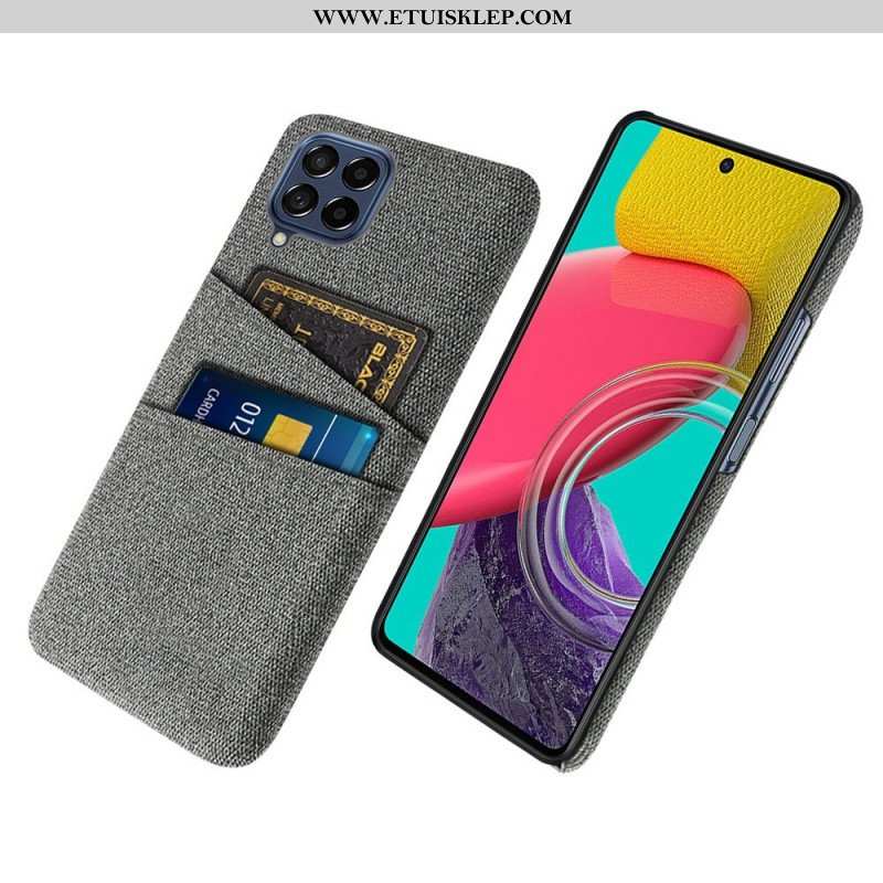 Etui do Samsung Galaxy M53 5G Posiadacz Karty Z Tkaniny